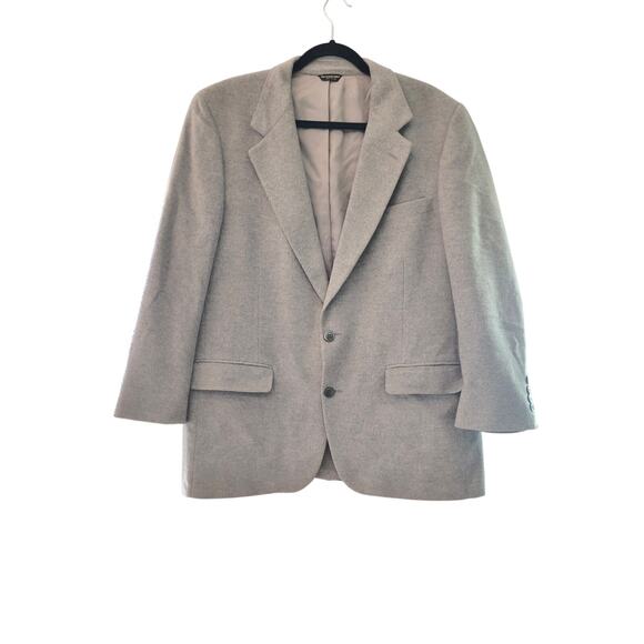 Club Room 100% Pure Cashmere Blazer Sport Coat 44R